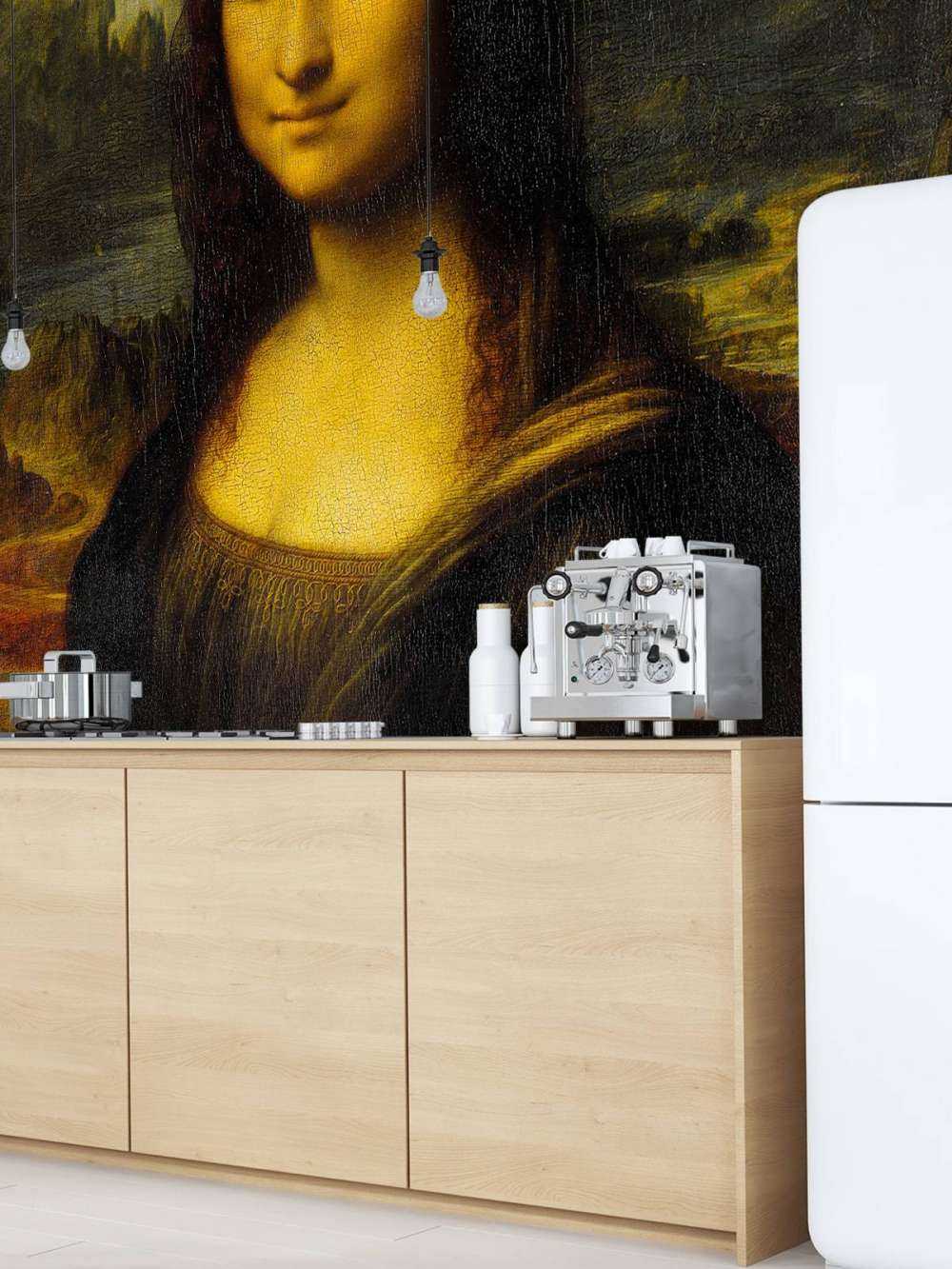 Monna Lisa con patatine fritte