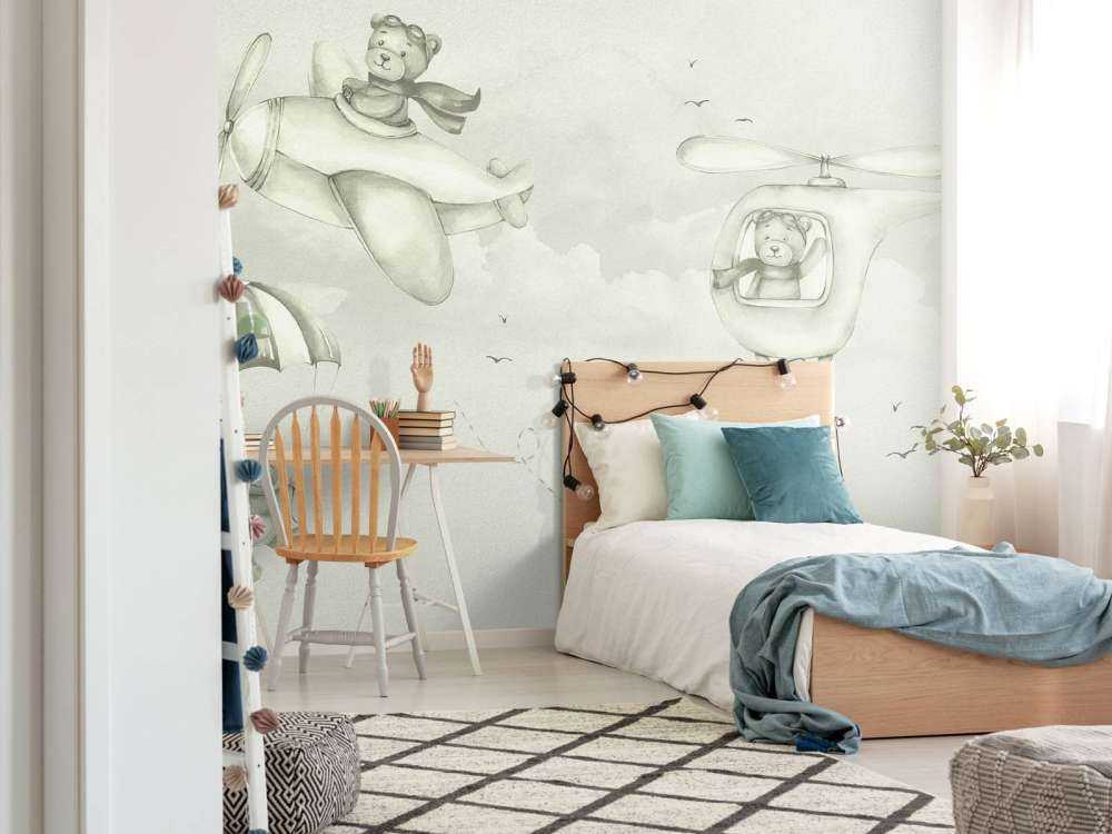 Piloti di orsi in verde