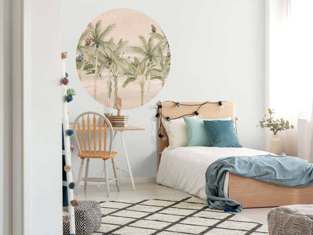 Pappagalli sulla spiaggia