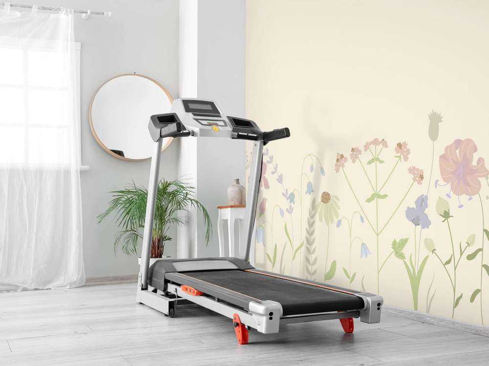 Campo di fiori beige, rosa antico, verde e lilla