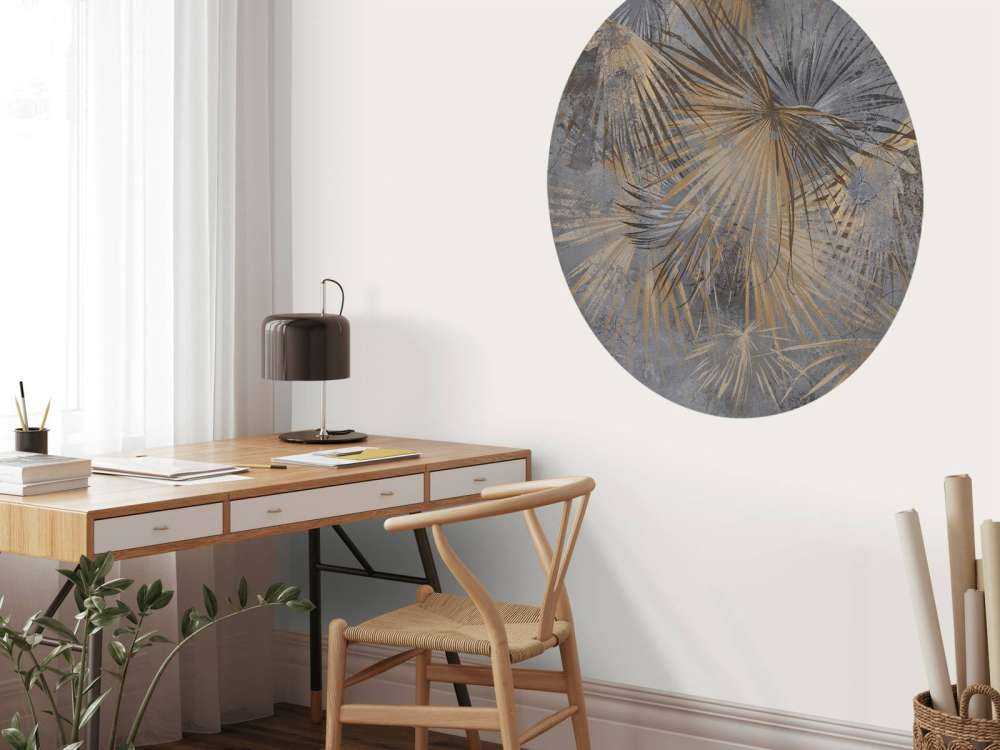 Foglie esotiche in cemento