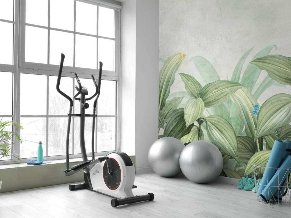 Erba mossa con fiori