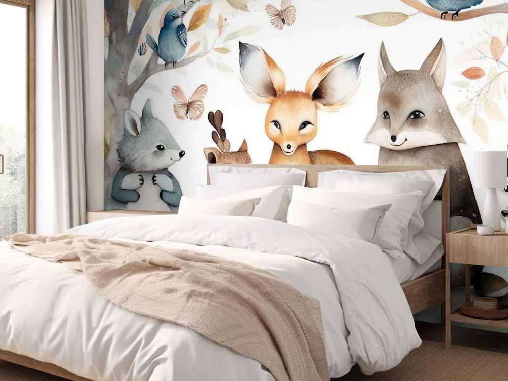 Narrazione del Bosco Insieme Acquerello