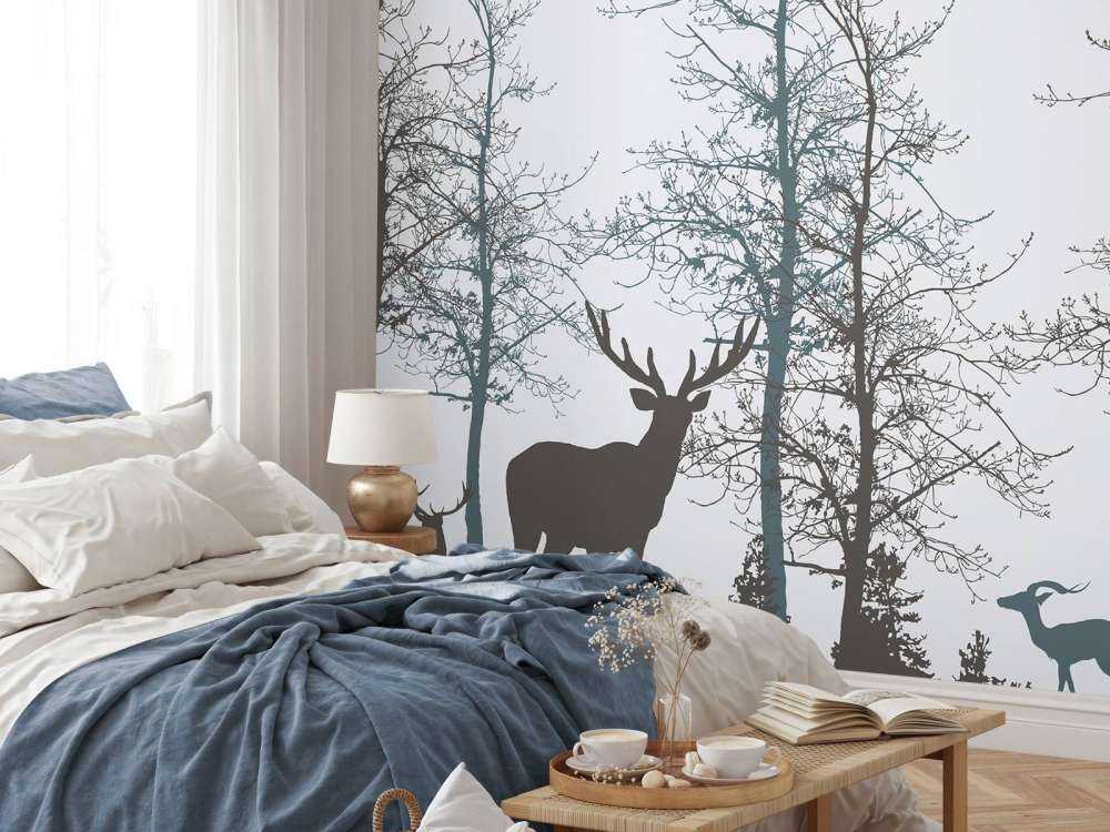 Contorno Invernale Silenzio della Foresta