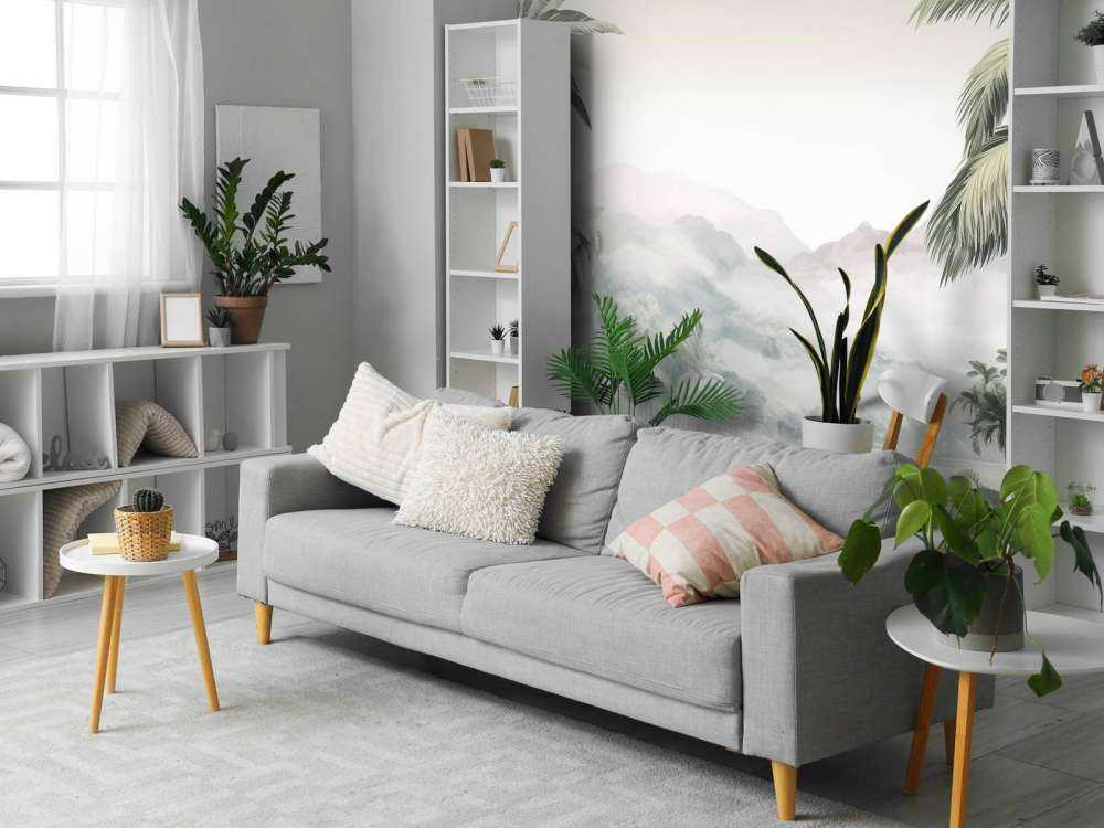 Panorama Tropicale Verde Montagna