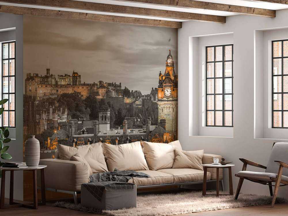 Edinburgh Castle and The Balmoral Hotel, Scotland