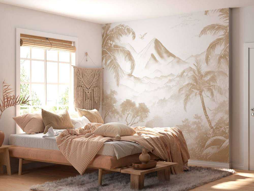 Alba sull'Isola Vulcanica, taupe