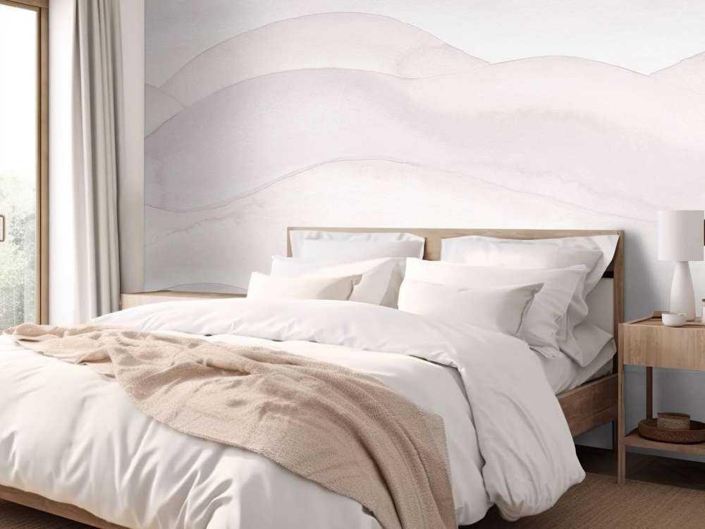 Gradiente astratto ondulato - rosa cipria