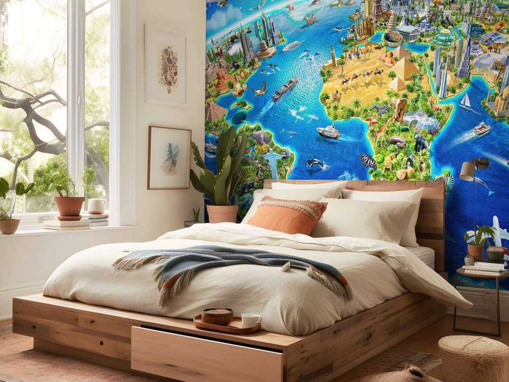 World Landmarks Globe