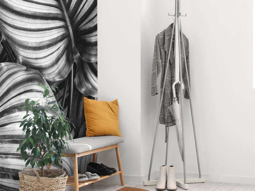 Pianta con foglie a strisce