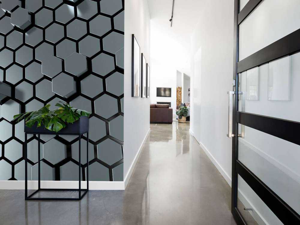 Piastra metallica esagonale