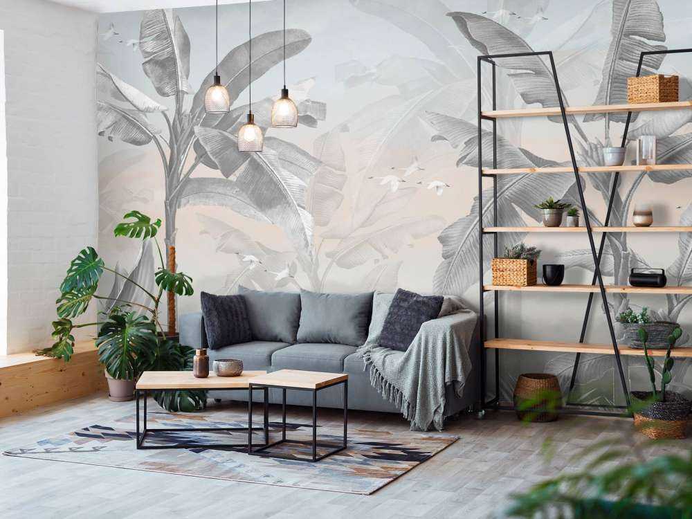 Alberi di banane tropicali