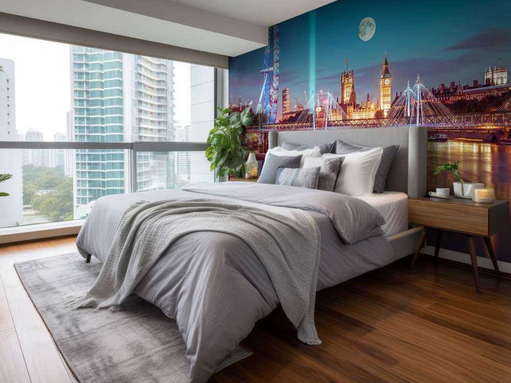 Westminster con la luna piena