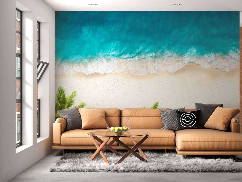 Foto aerea di sabbia