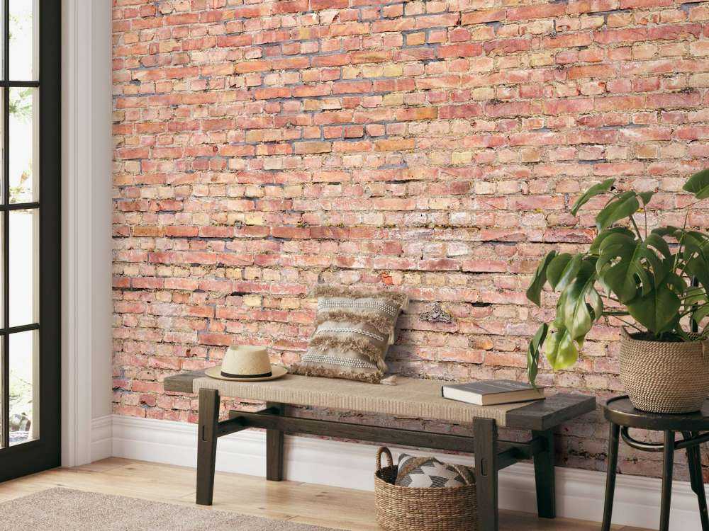 Vecchio muro in mattoni