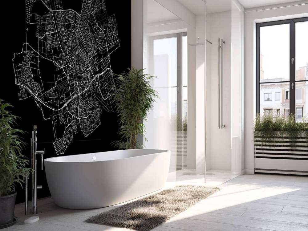 Mappa di Groninga, nero