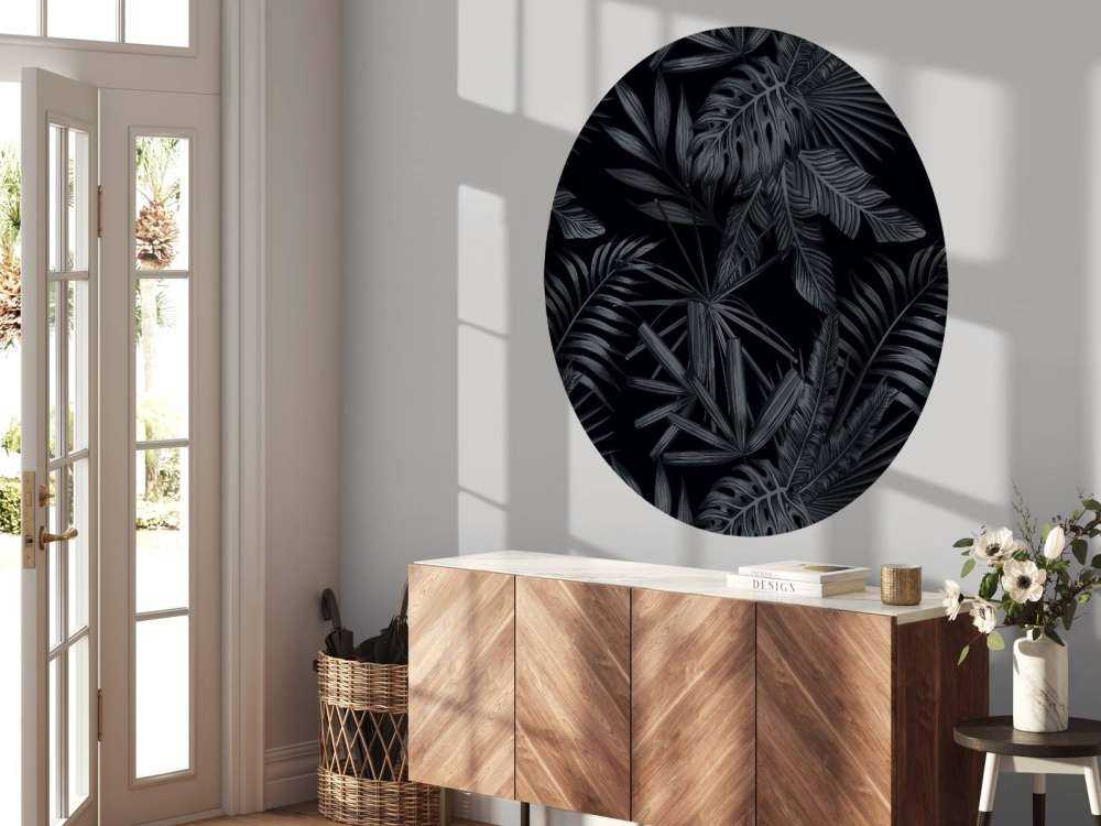 Foglie nere tropicali