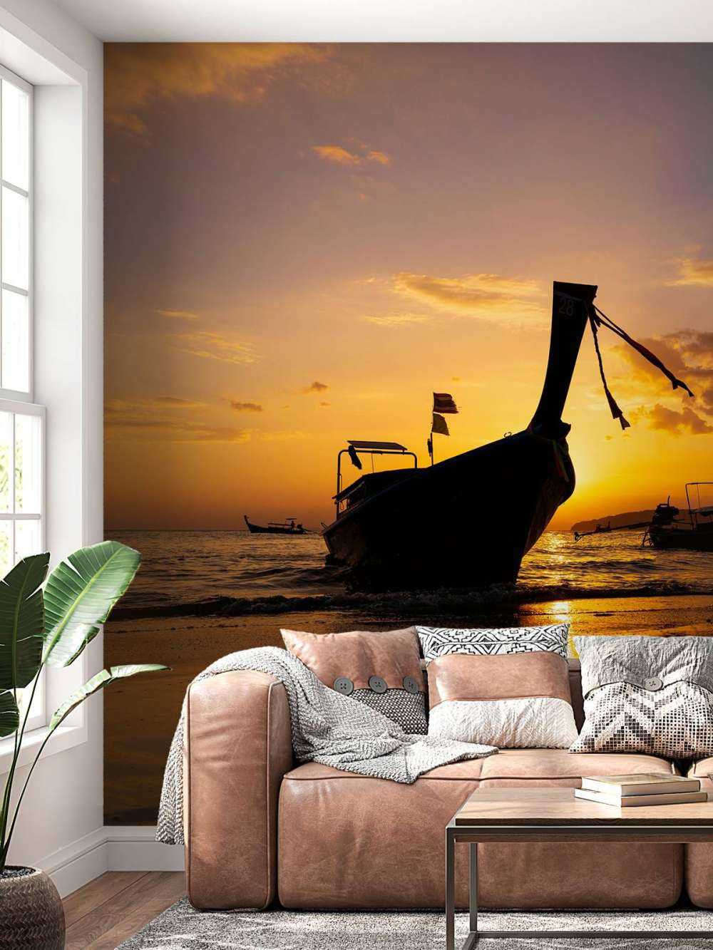 Barca tradizionale a coda lunga