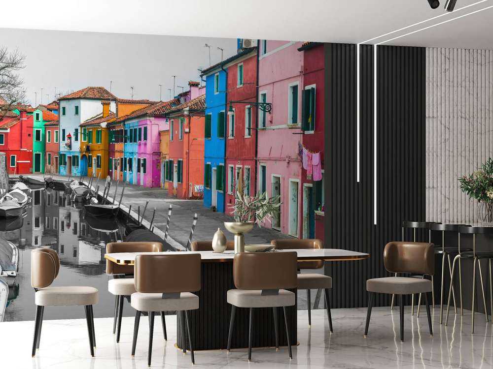 Case di pescatori colorate