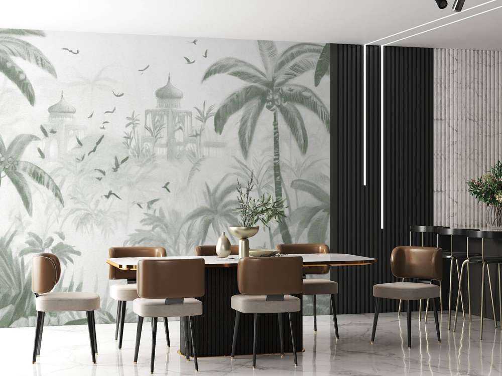 Giardino Orientale all'Alba, verde