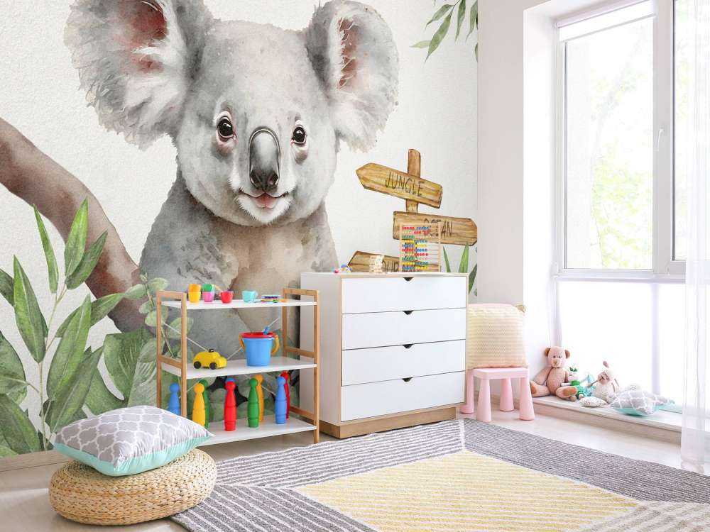 Baby koala nella giungla