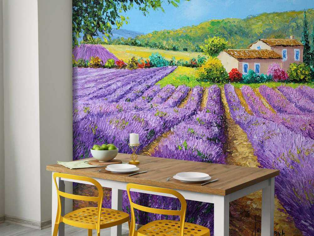 Lavender under linden