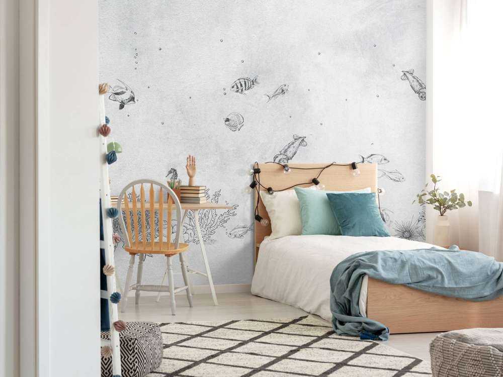 Calamari grigio mare