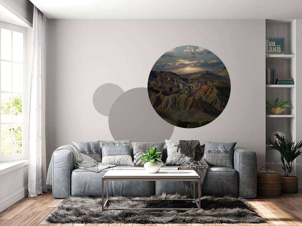 Tramonto in montagna