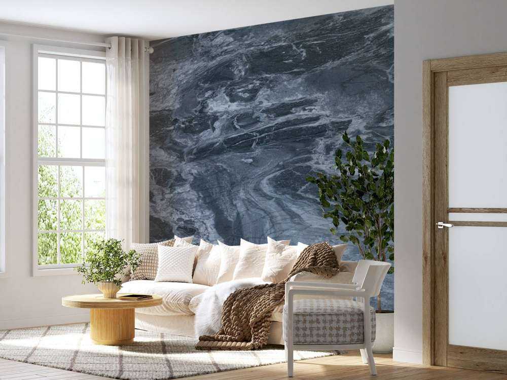 Marmo con tonalità blu