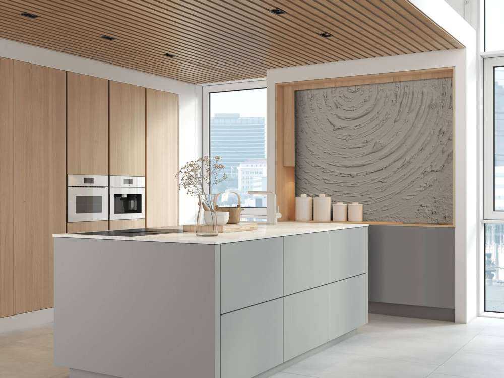 Forme e linee rotonde in lino