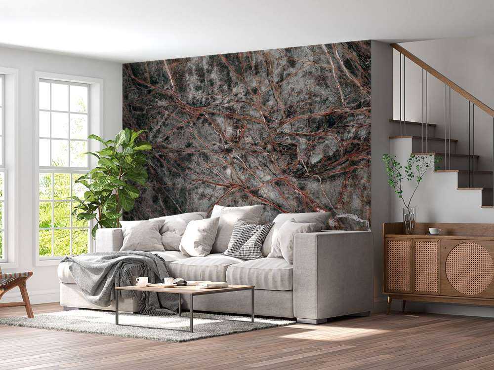 Marmo grigio con struttura fine