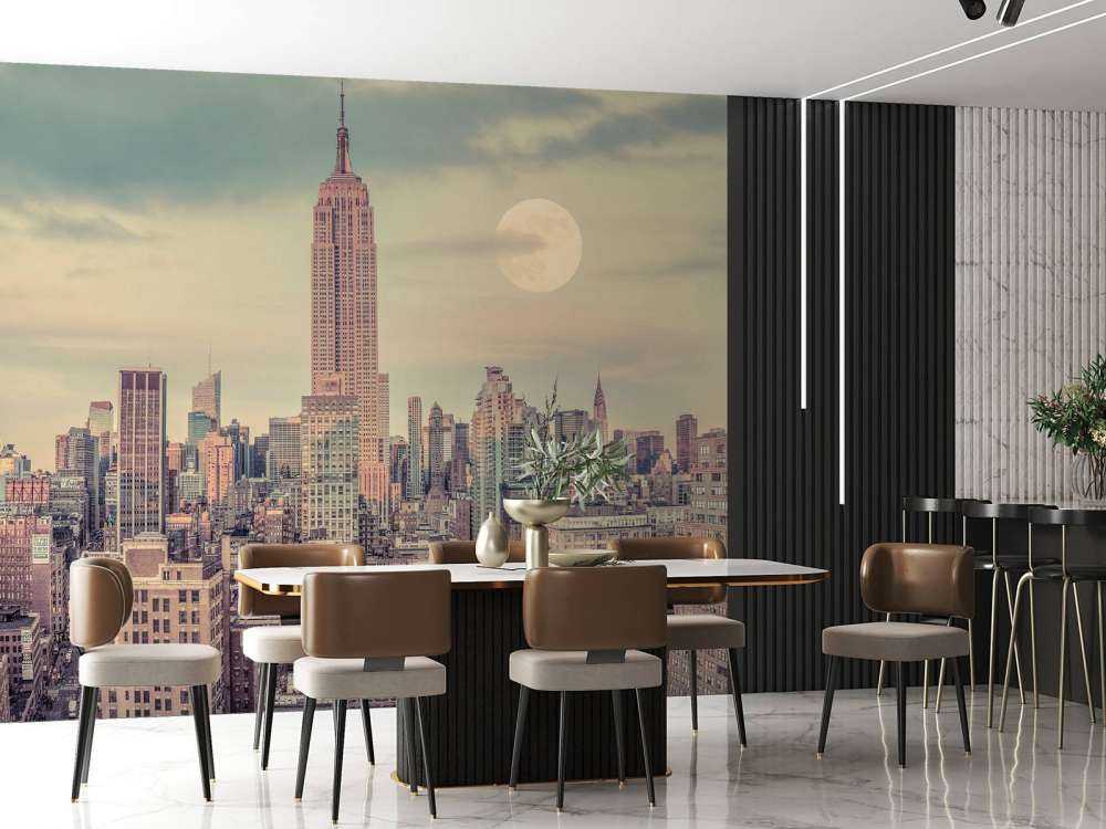 Empire State Building con Manhattan