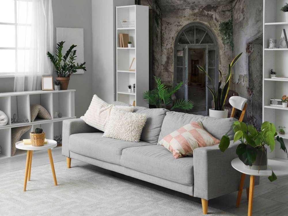 Corridoio in casa abbandonata