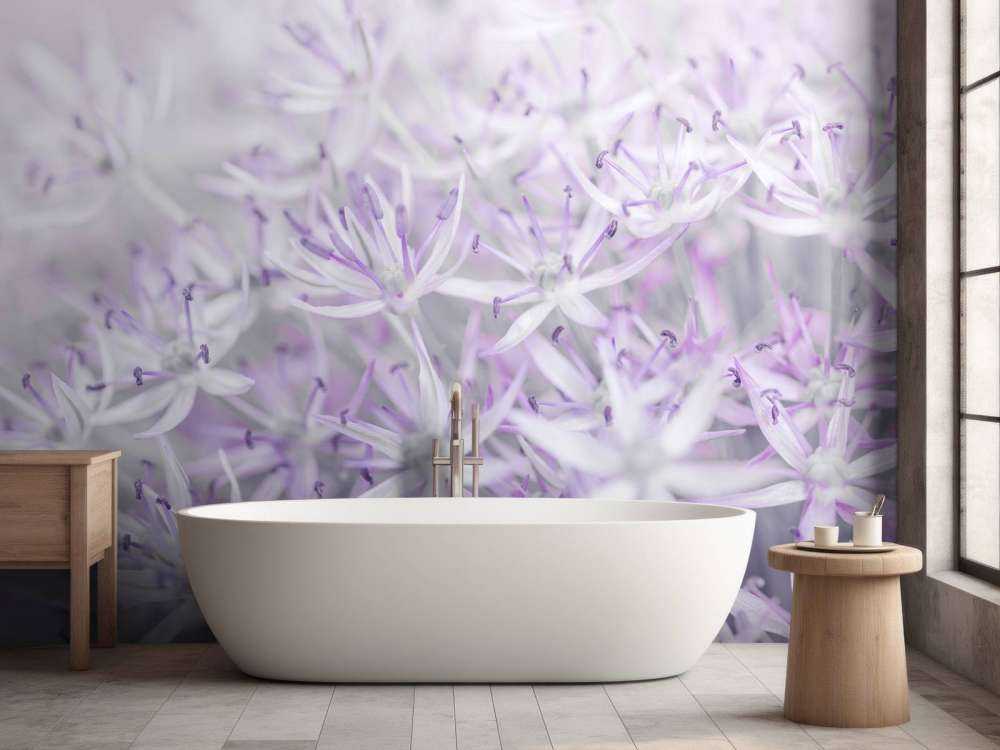 Primo piano di fiori di Allium