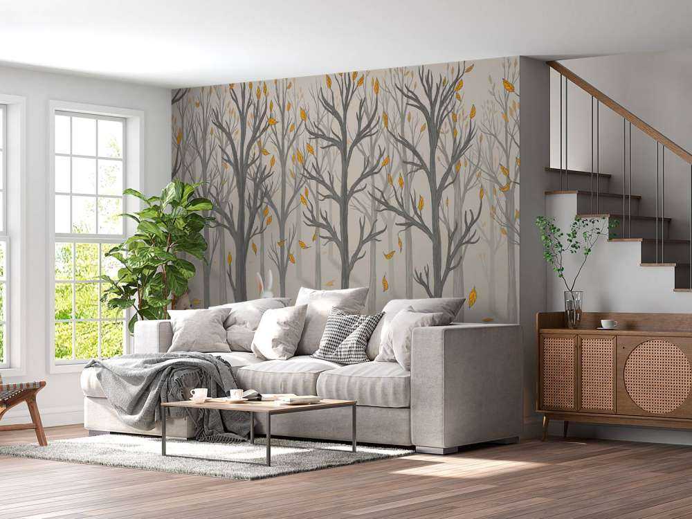 Animali della foresta in autunno