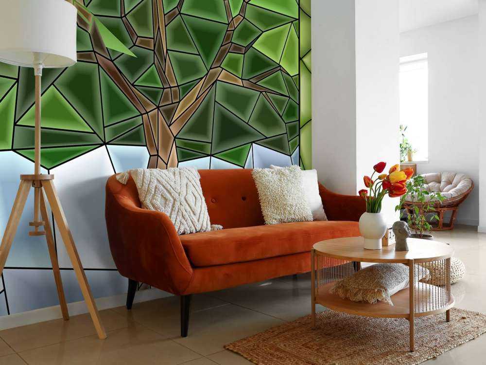 Mosaico di un albero