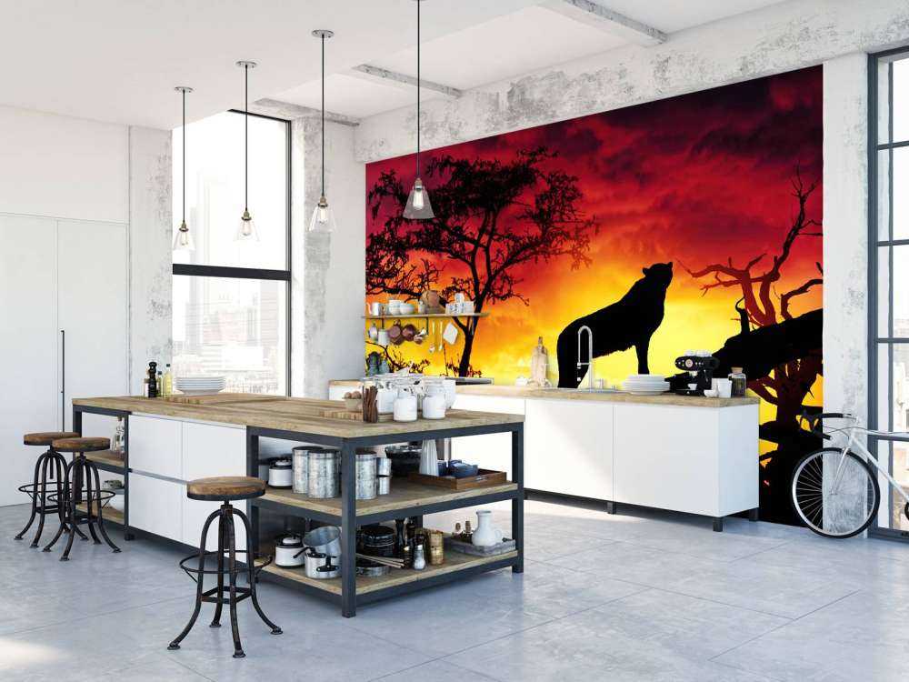 Ghepardo su un albero