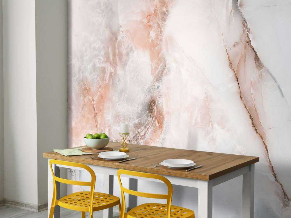 Marmo con tinta rosa