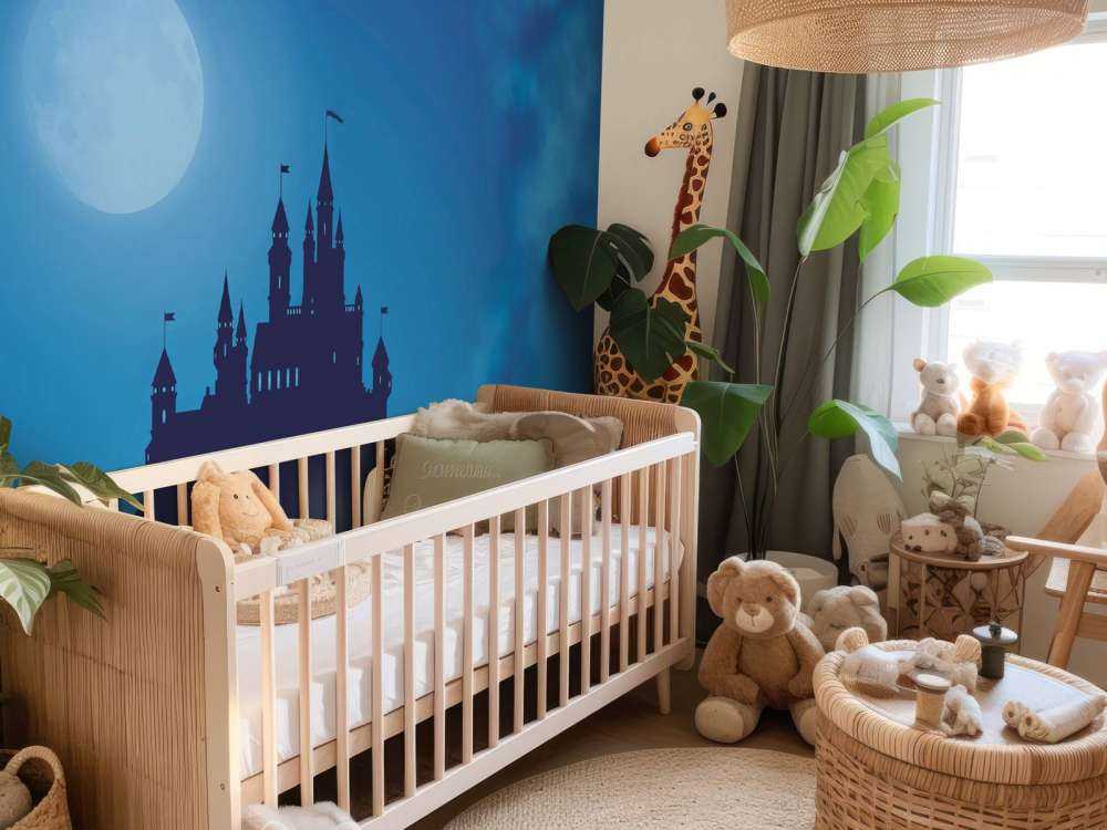 Castello con la luce della luna