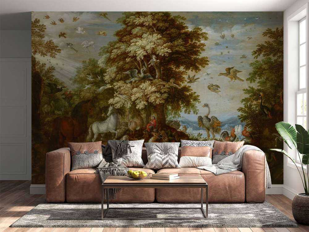 Orfeo incanta gli animali con la sua musica