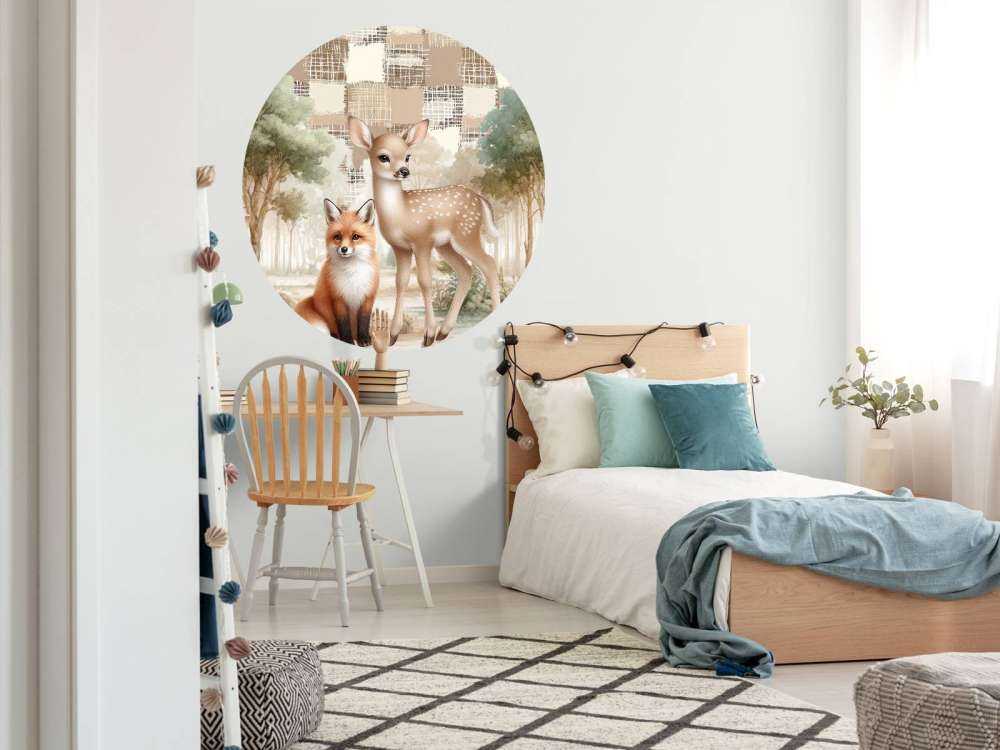 Animali selvatici in tonalità calde