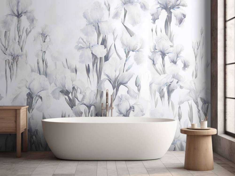 Iris danzano grigio senza soluzione di continuità