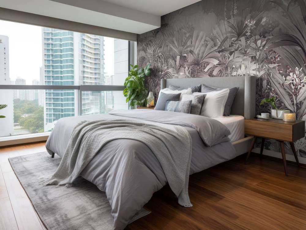 Mattina nel Giardino Tropicale Viola