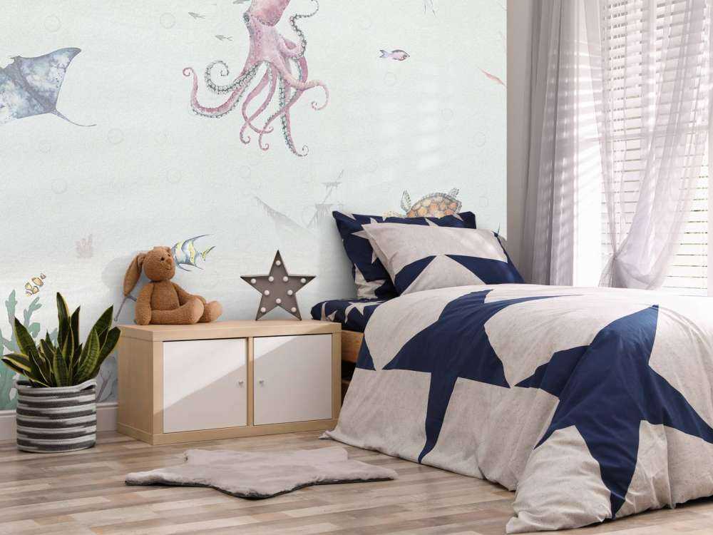 Onderwaterwereld van waterverf