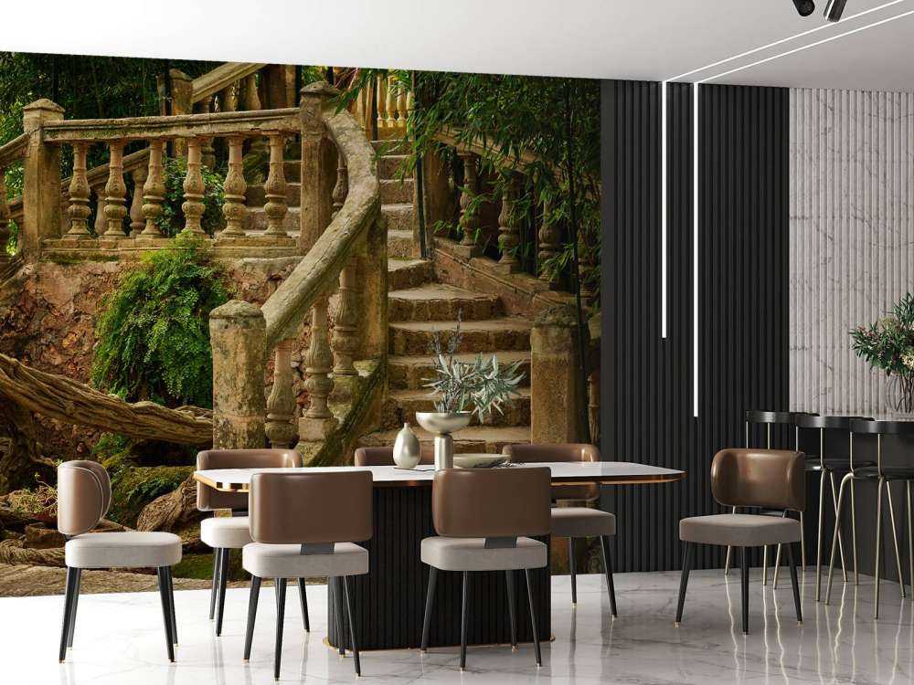 Vecchie scale in alto