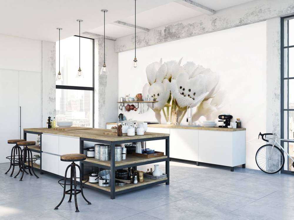 Fiore di pero in primo piano