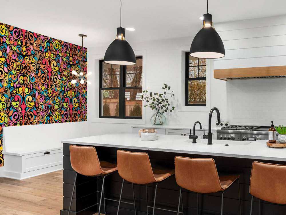 Figure astratte colorate