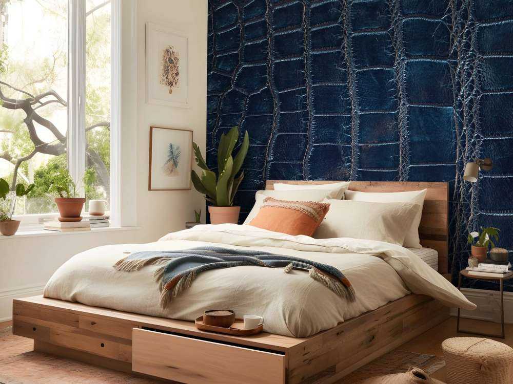 Pelle lucida di coccodrillo