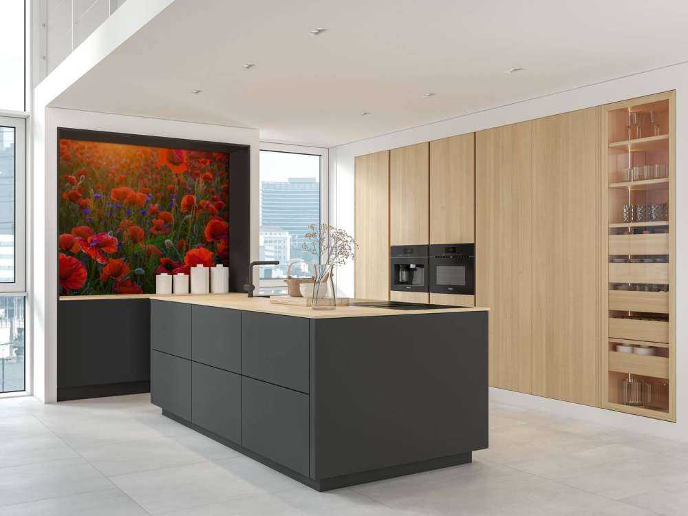 Papaveri con il sole nascente