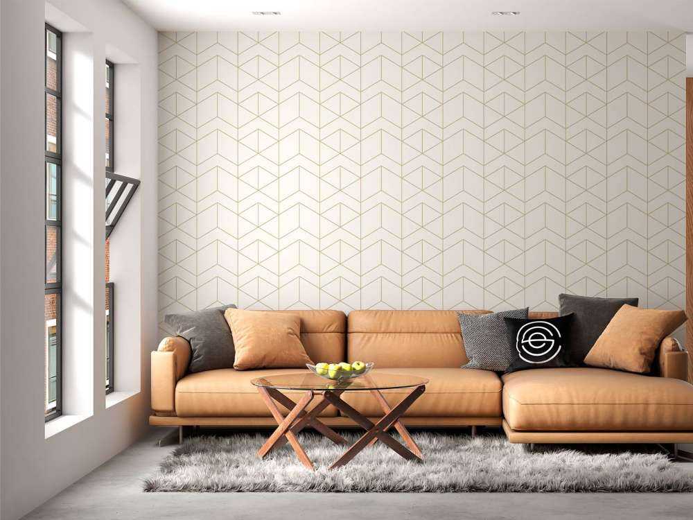 Piastrelle bianche geometriche